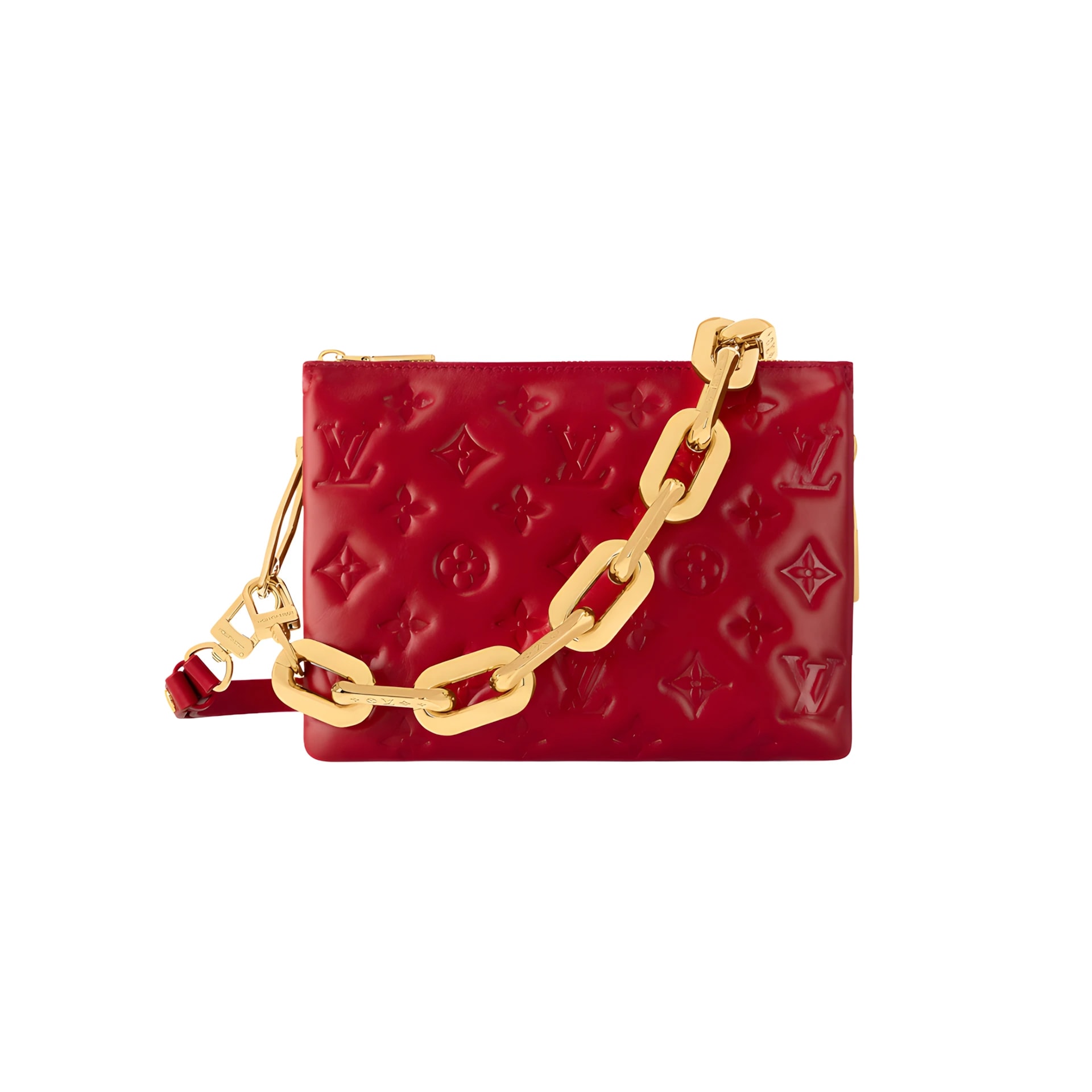 Louis Vuitton Coussin PM Lambskin Burgundy