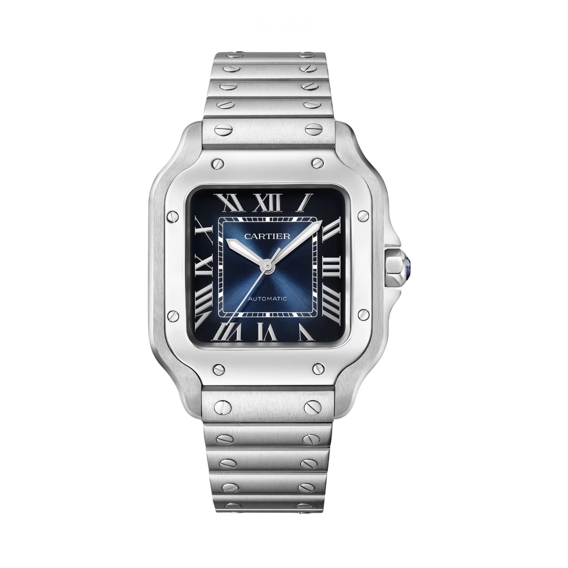 Cartier Santos de Cartier – Steel Blue Dial (GEN-20197F54)