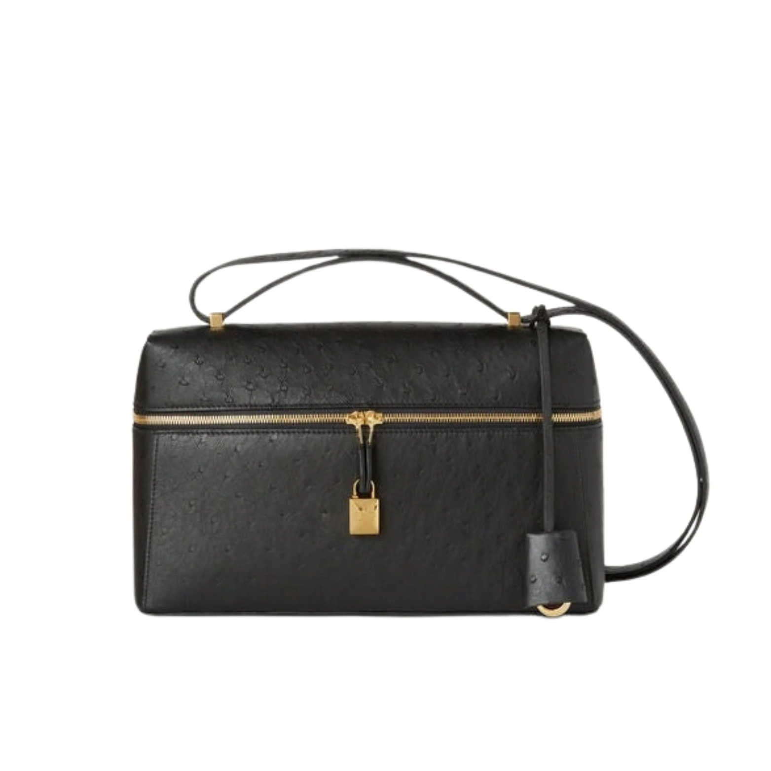Loro Piana Extra Bag L27 Ostrich Leather