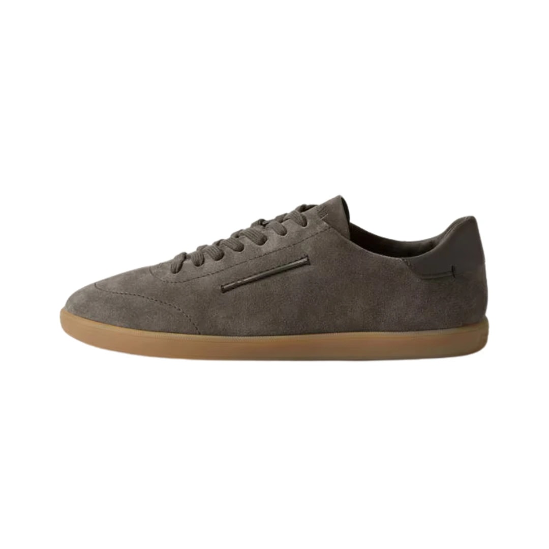 Zegna Sneakers | Triple Stitch Dark Taupe