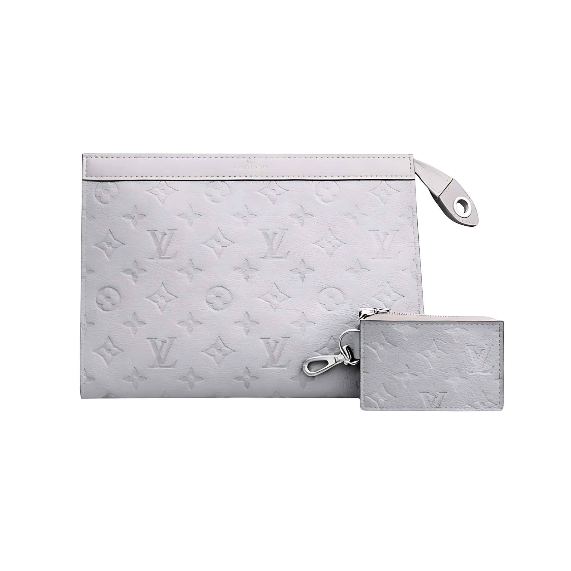 Louis Vuitton Grey LV Design Pouch