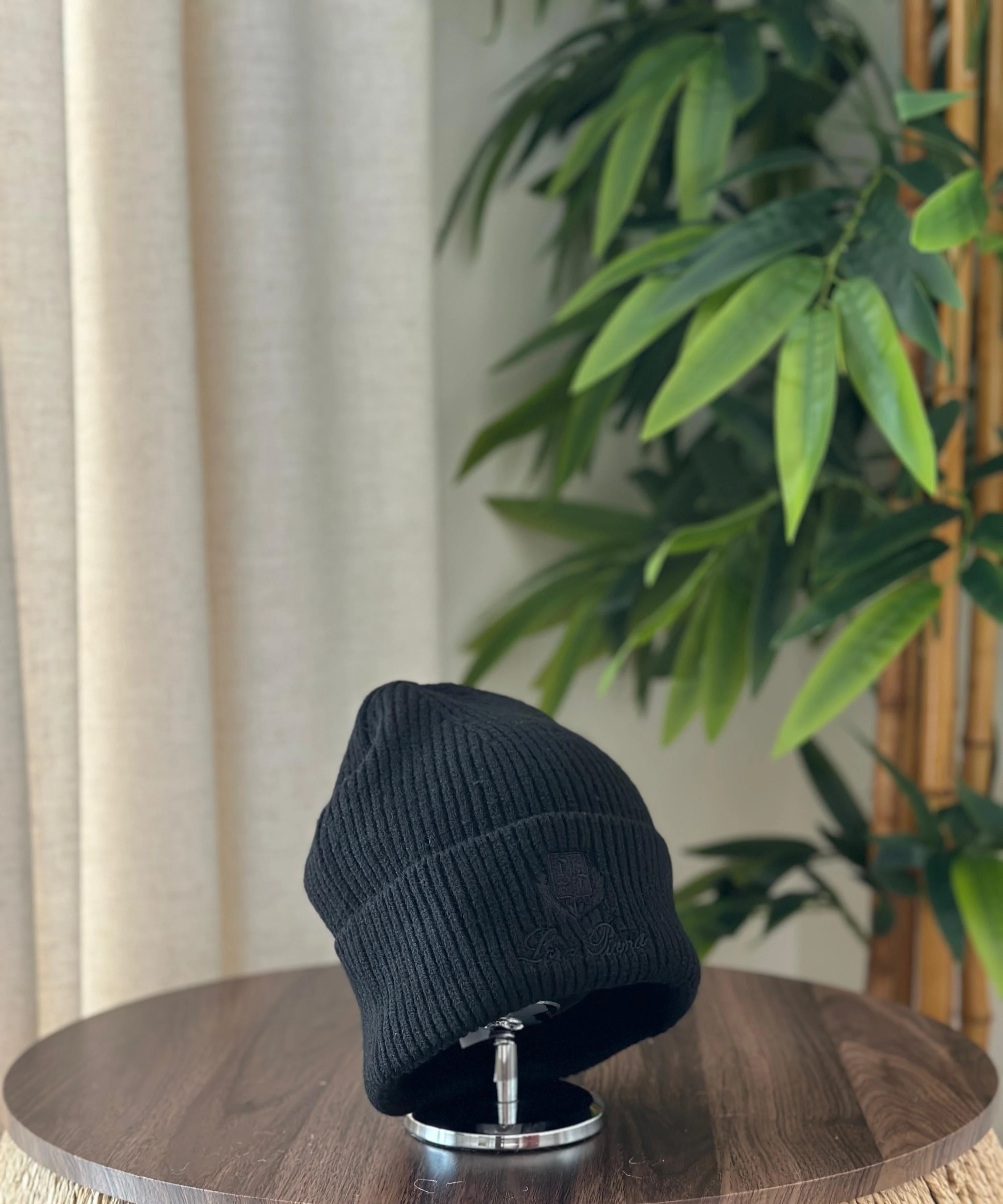 Loro Piana Cap | Black Beanie