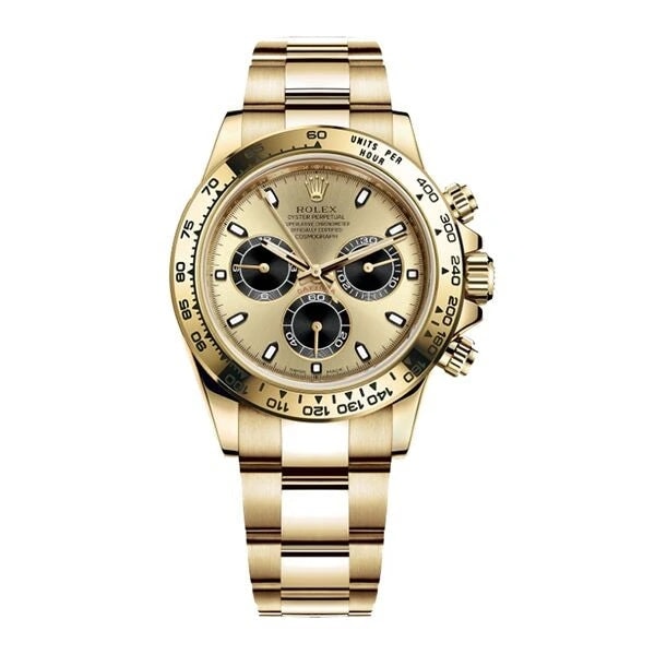 Rolex Cosmograph Daytona – Yellow Gold Black Dial (GEN-D808DCE1)