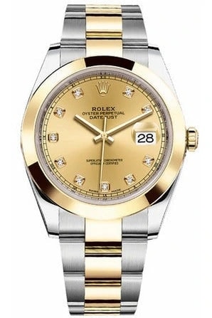 Rolex Datejust – Gold Dial Yellow Silver Steel