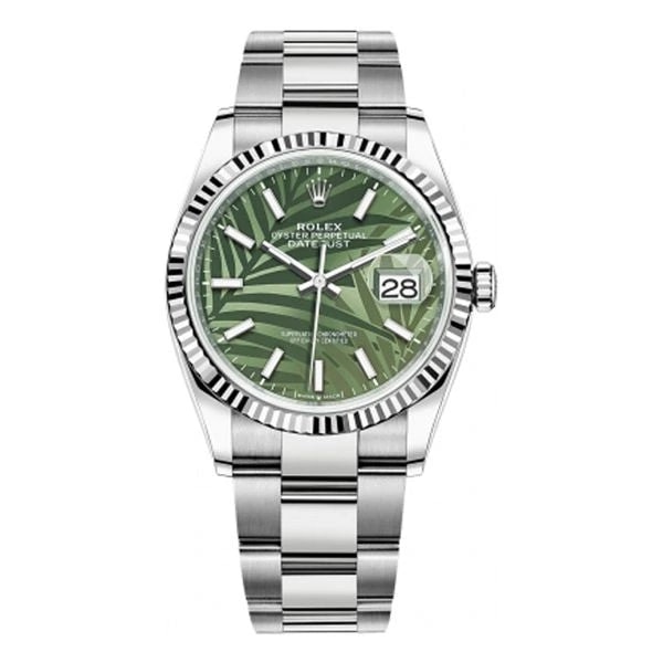 Rolex Datejust – Green Dial Silver