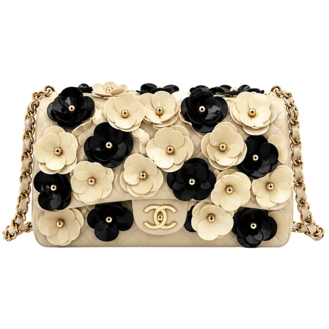 Chanel Camellia Appliqué Bag