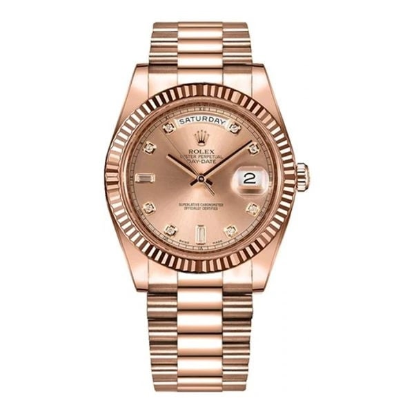 Rolex Day-Date – Brown Dial Steel