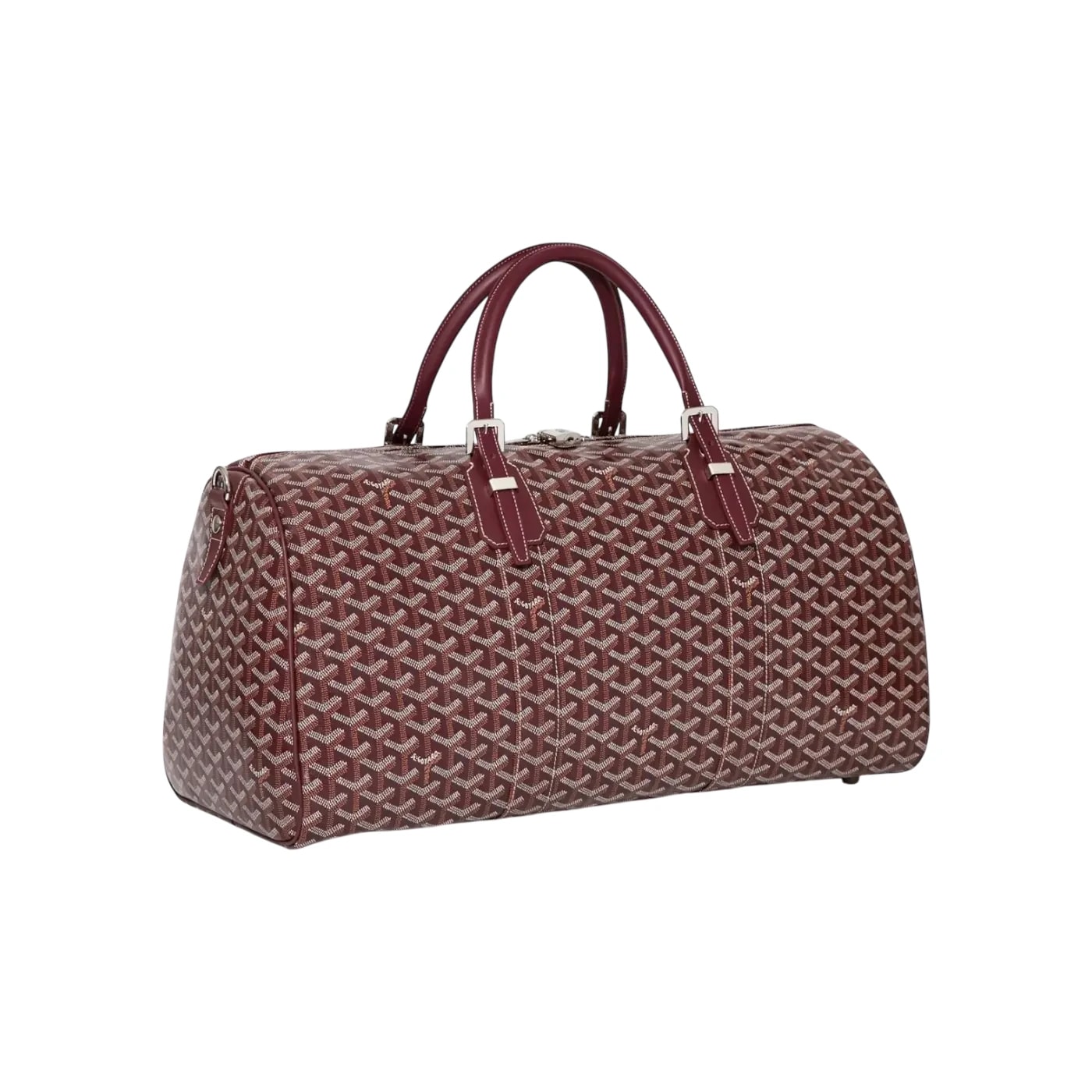 Goyard Boston 50 Bag Bordeaux