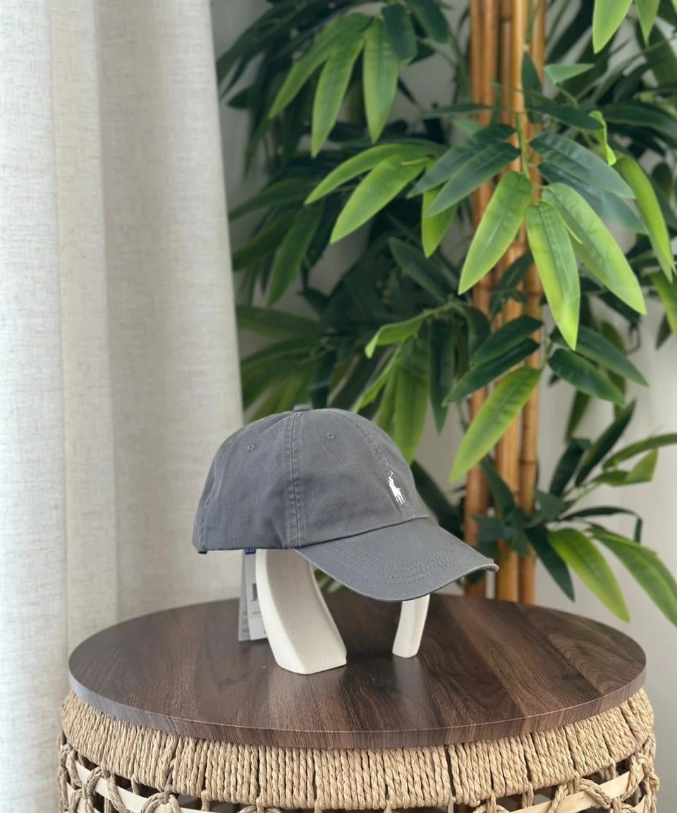 Polo Ralph Lauren | Cotton Chino Ball Cap – Slate Grey / White