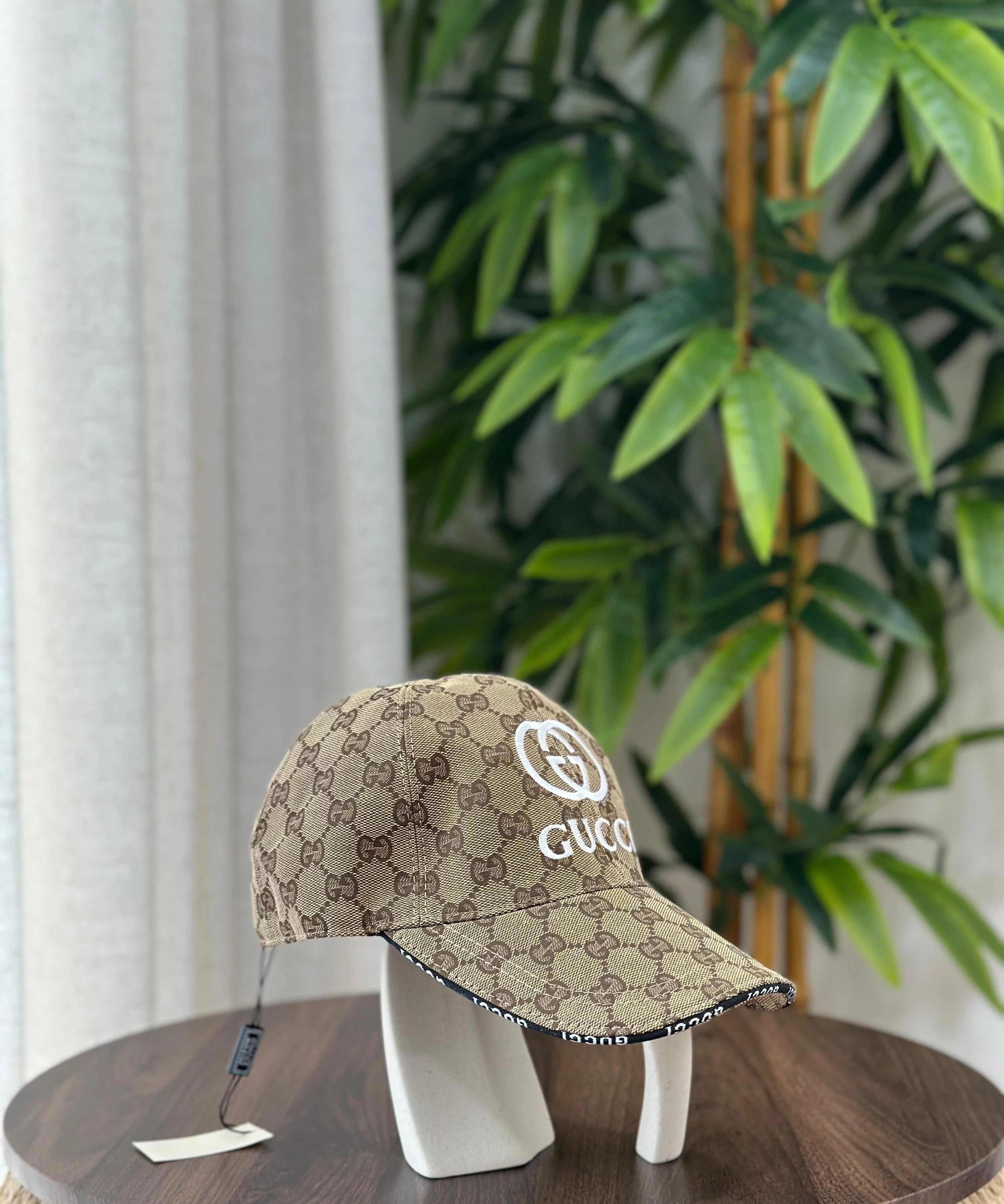Gucci Cap | GG Canvas Light Brown