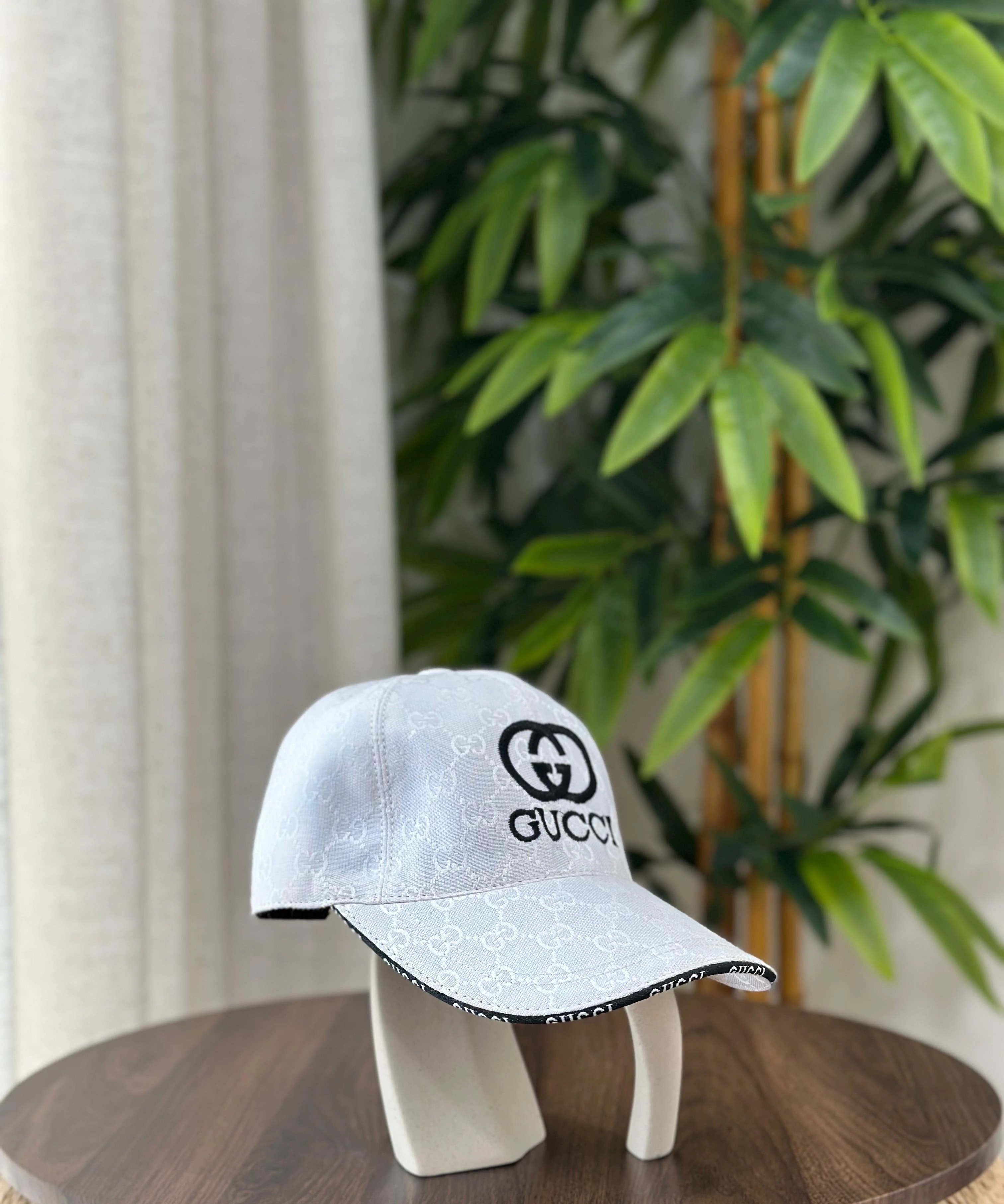 Gucci | GG Canvas Miniature Double G Baseball Cap – Beige / Ebony