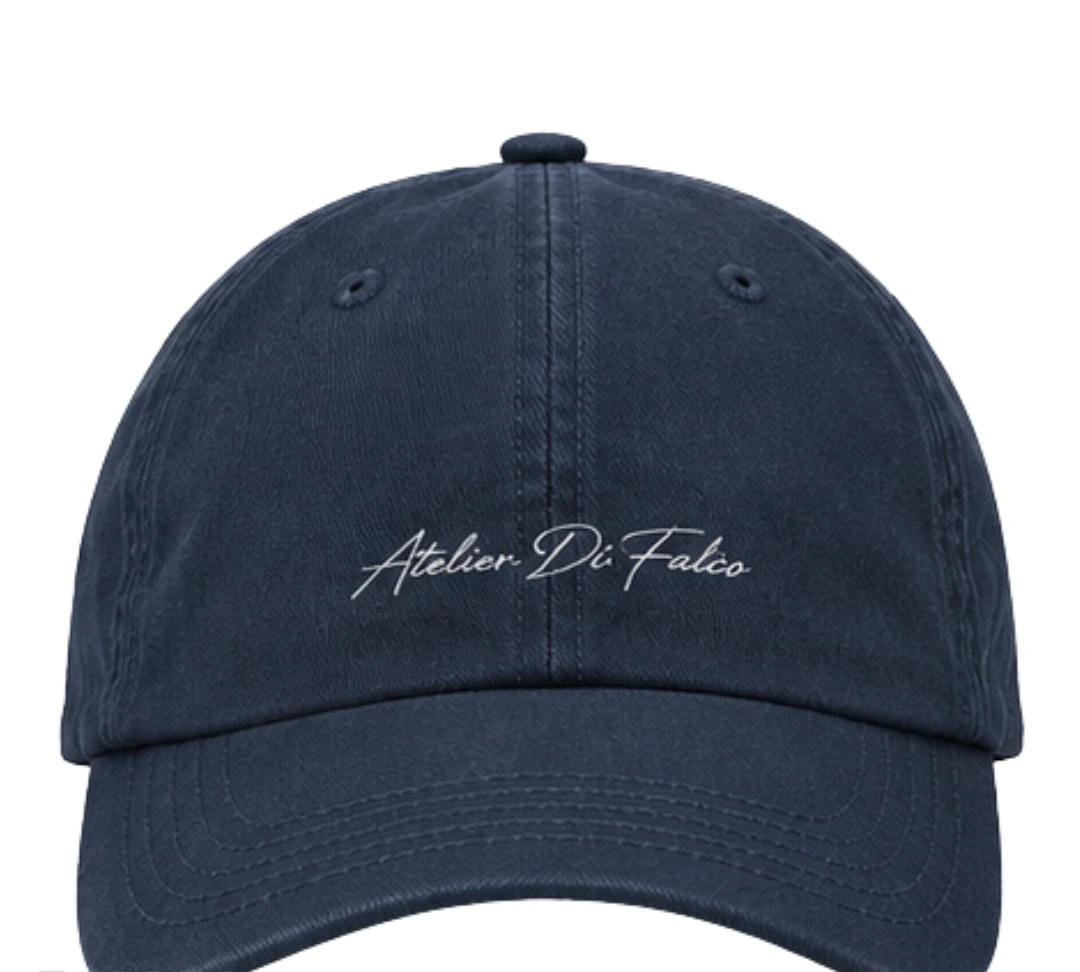 Atelier Cap | Script Logo Navy