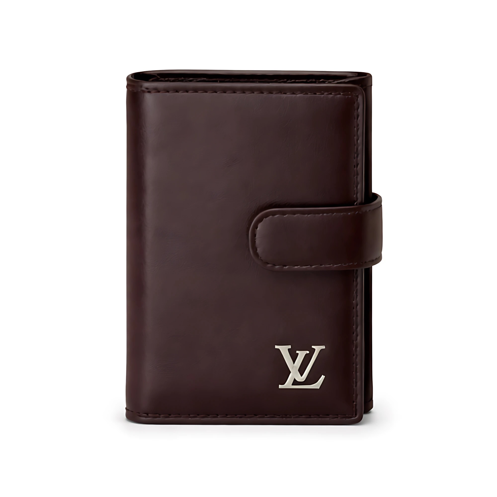 Louis Vuitton Dark Brown Leather Wallet