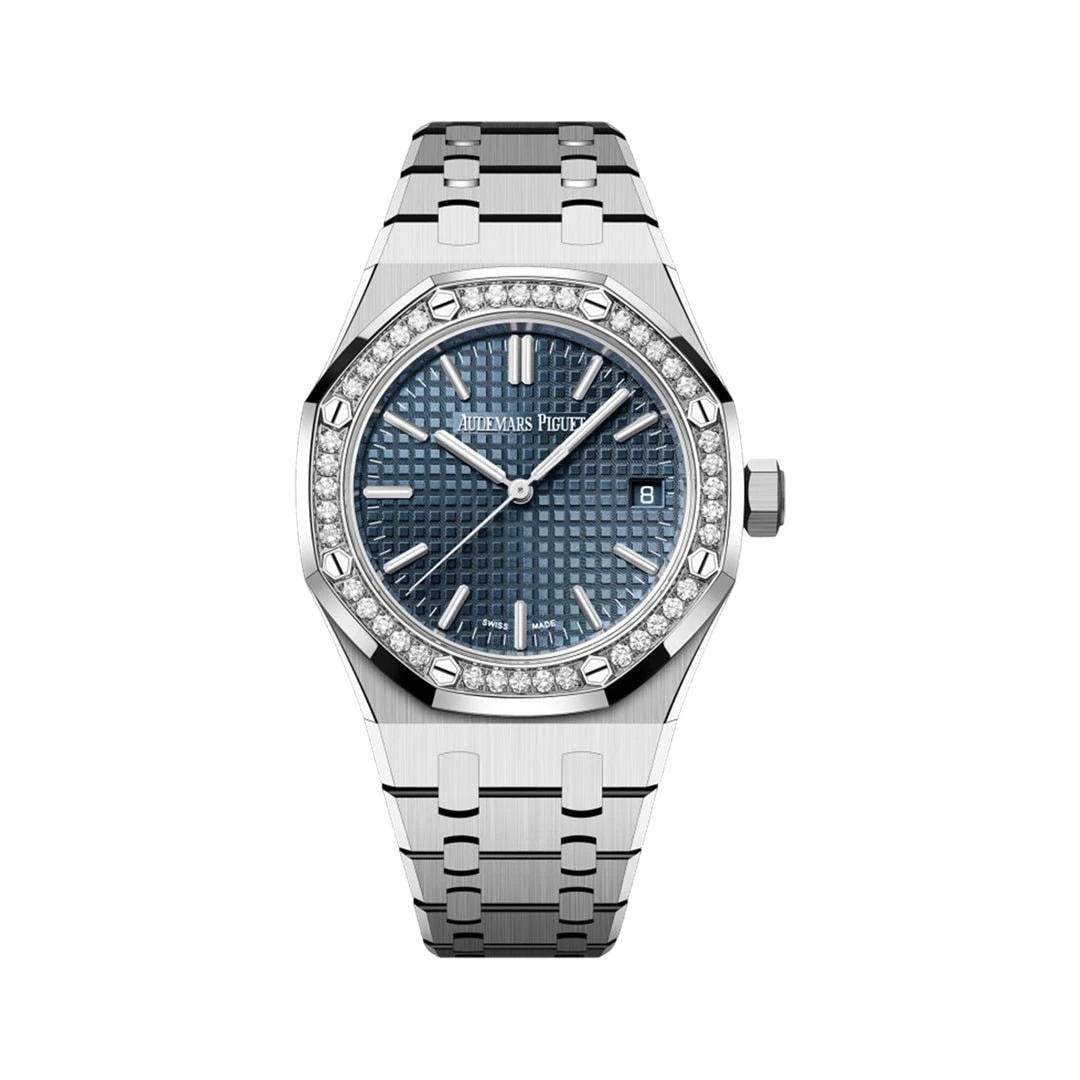 Audemars Piguet Royal Oak Blue Dial Watch - 15551st 1356st 05