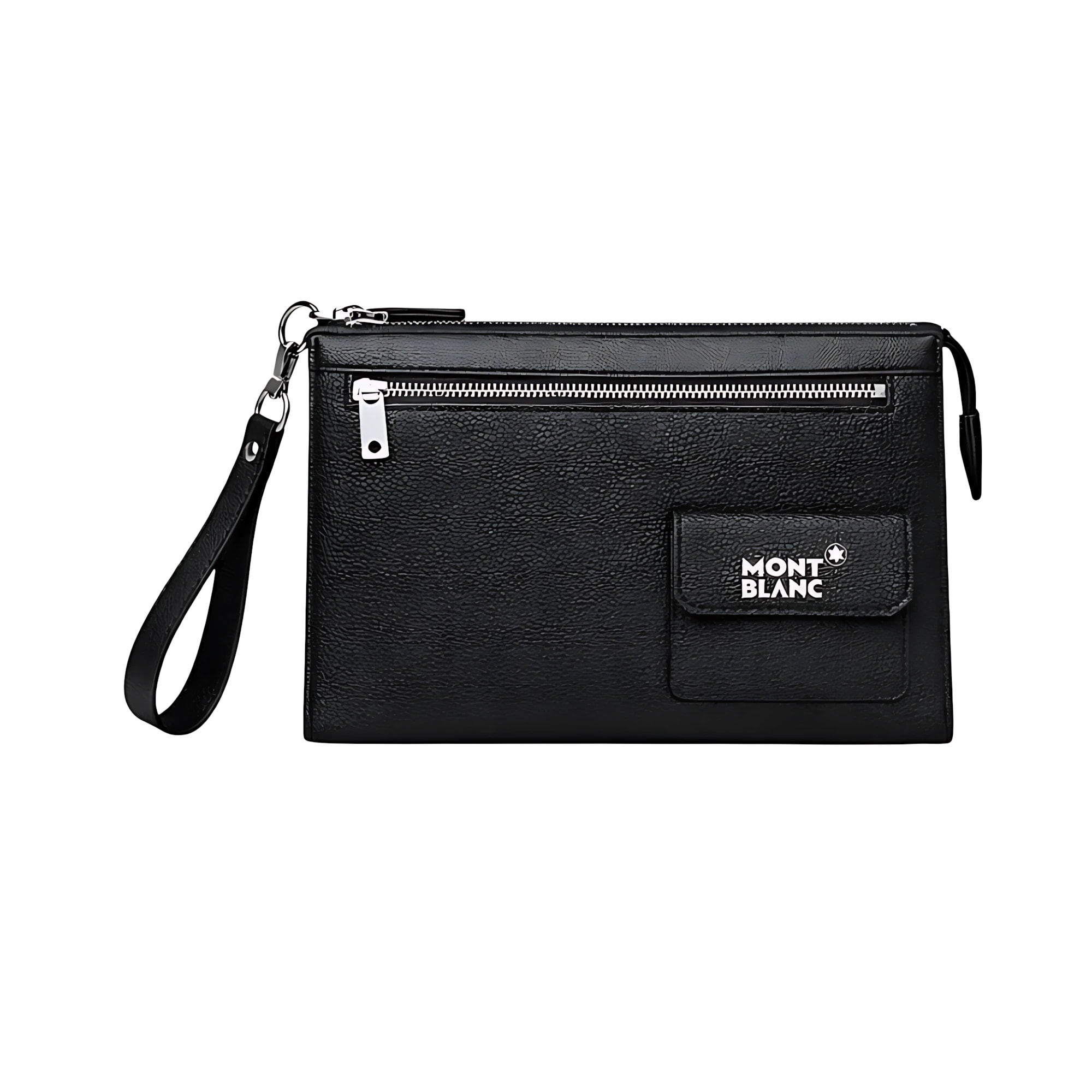 Montblanc Wrist Pouch Black Canvas Wrist Pouch