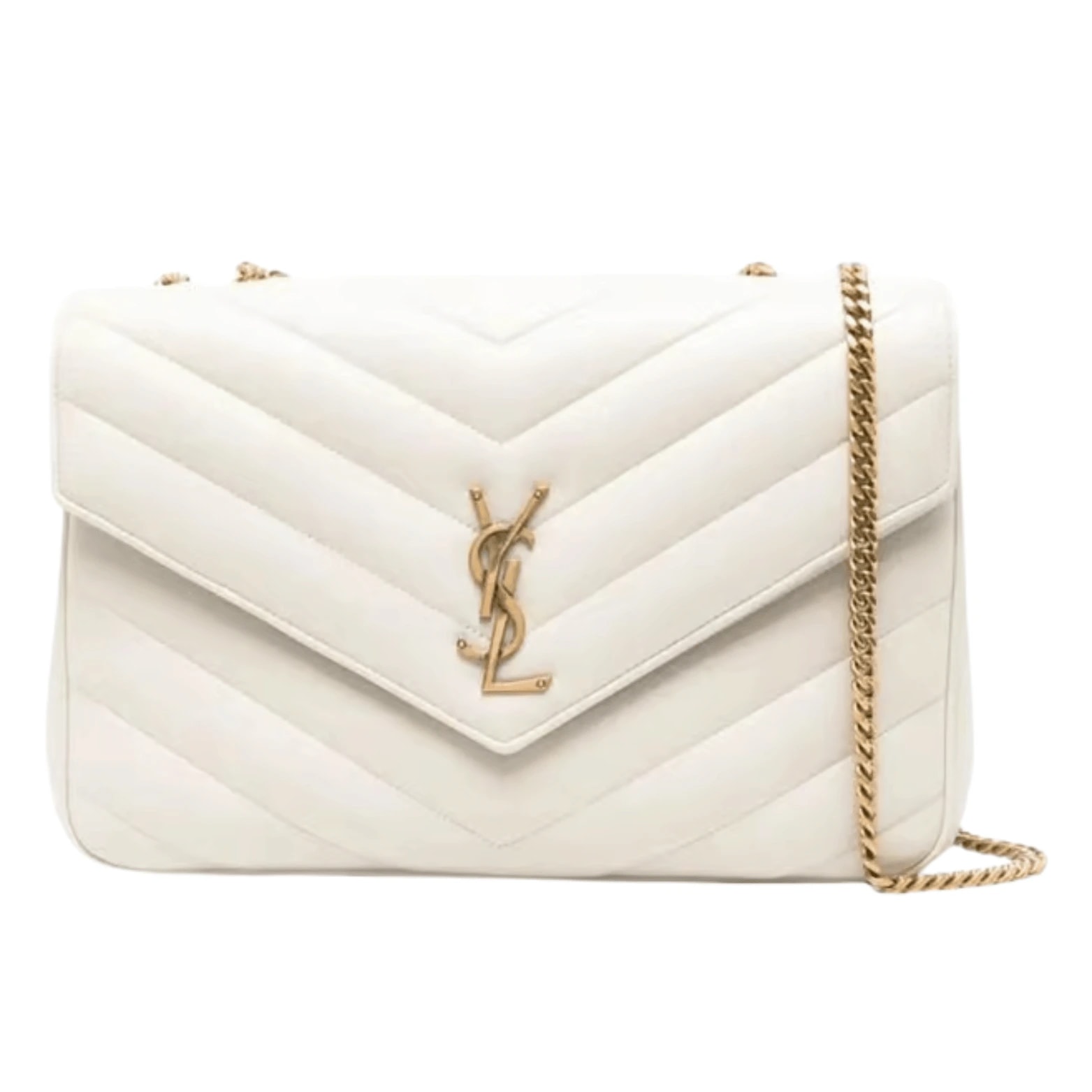 Saint Laurent Loulou Mini Chain Bag - Quilted Lambskin Leather