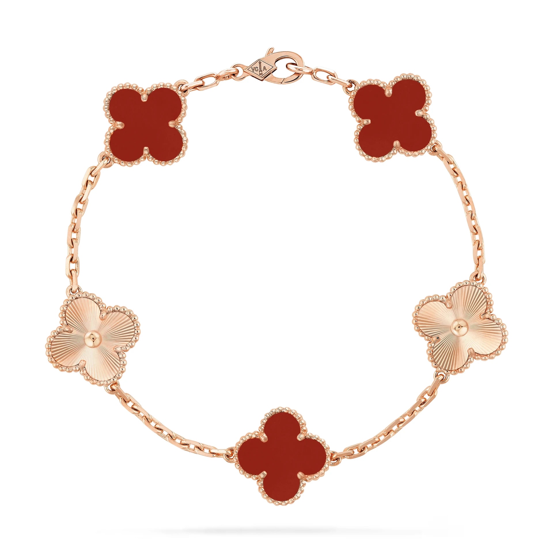 Van Cleef Vintage Alhambra Bracelet | 5 Motifs (504242615)