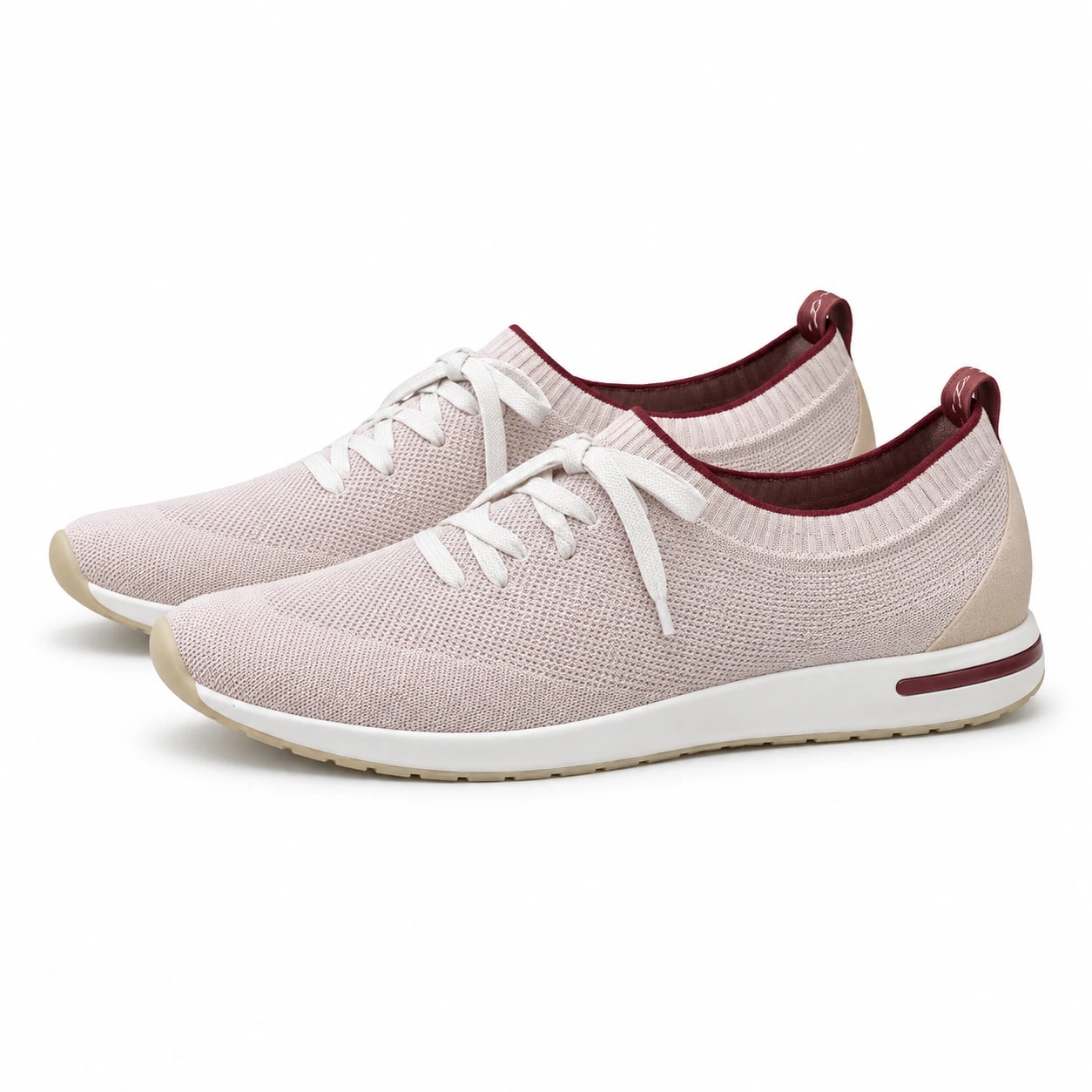 Loro Piana Footwear | 360 LP Flexy Walk Wish Wool Pale Blush Pink