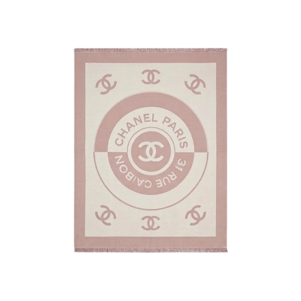 Chanel CC Rue Scarf – Dusty Pink