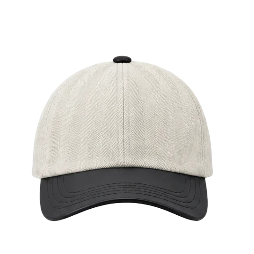 Berluti Cap | Leather Visor White