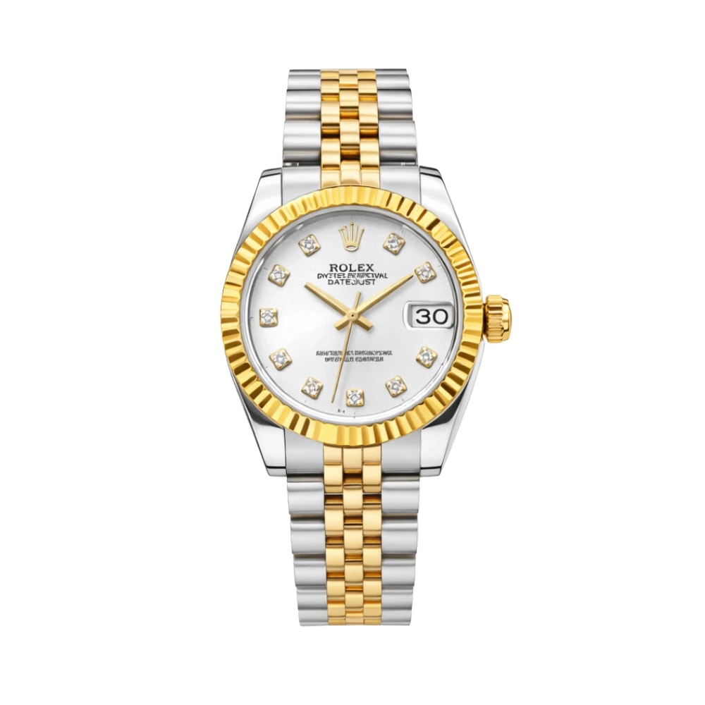 Rolex Datejust Two-Tone Diamond Dial Jubilee Watch