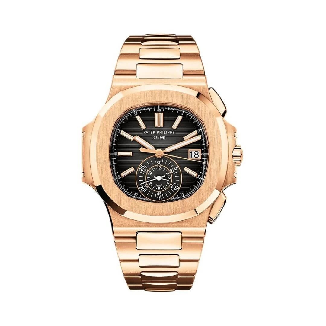 Patek Philippe Nautilus Gold Black Gradient Dial Watch