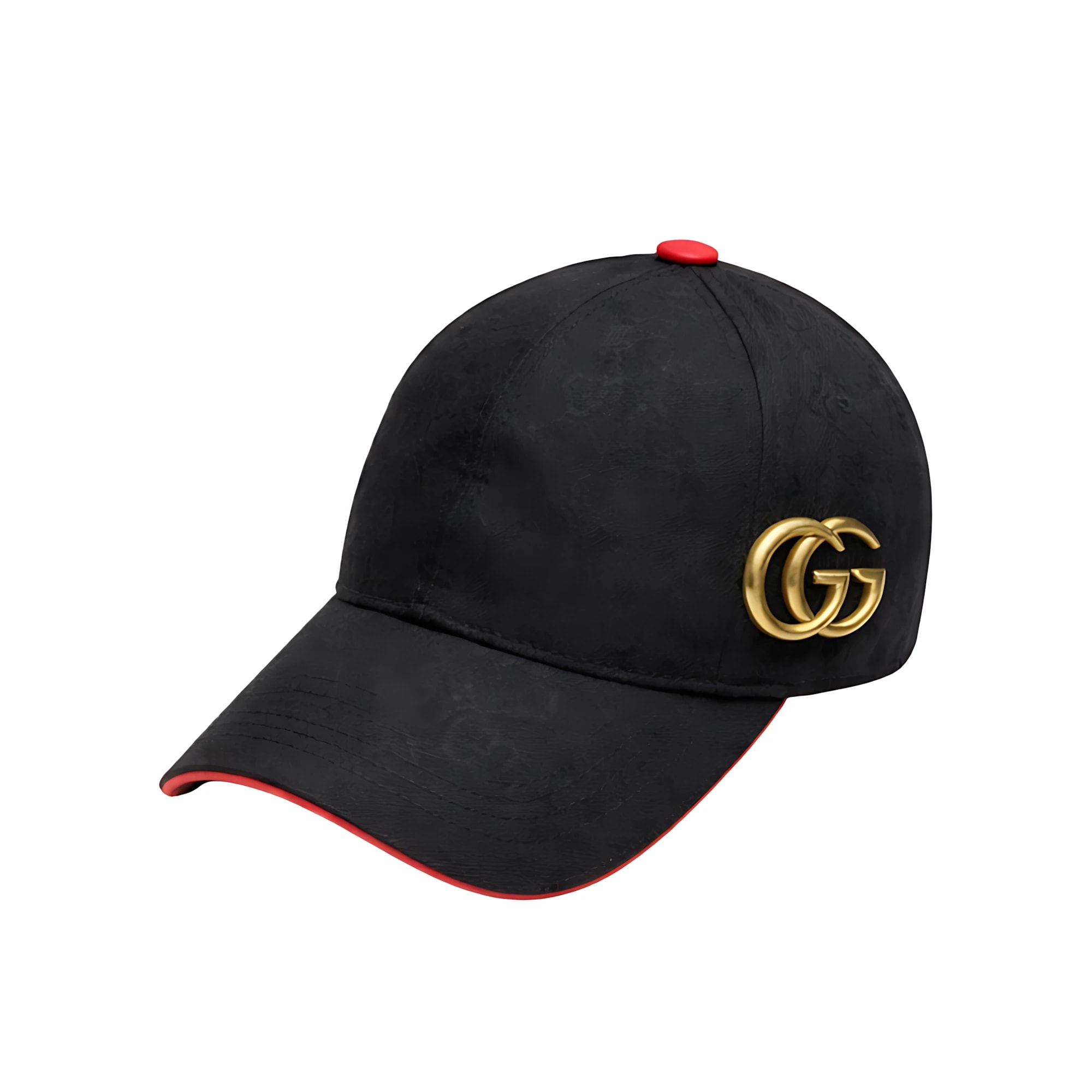 Gucci Gold Patch Black Cap