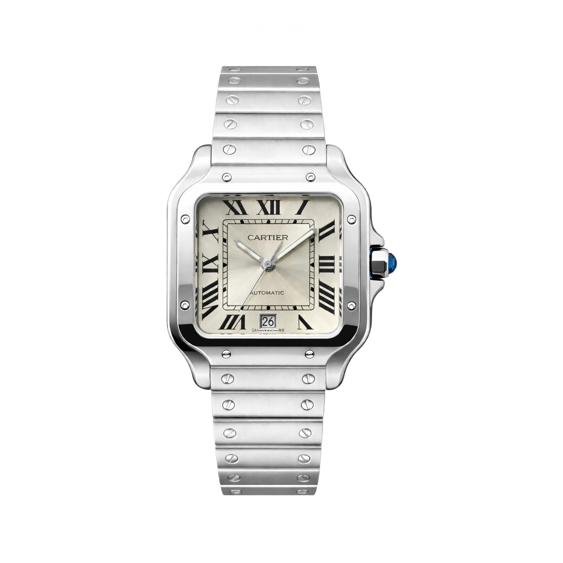 Cartier Santos de Cartier – Automatic White Dial Silver