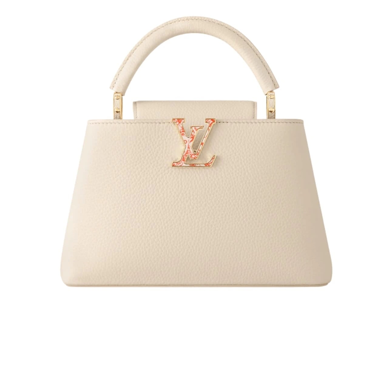 Louis Vuitton Capucines Cream Taurillon Leather