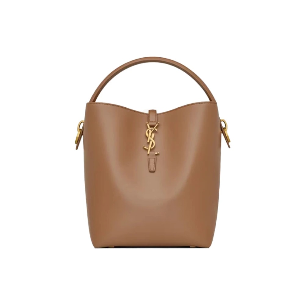 Saint Laurent L37 Leather Brown Bag