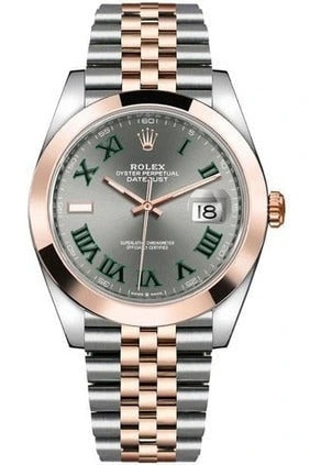 Rolex Datejust – Grey Rose Gold Steel