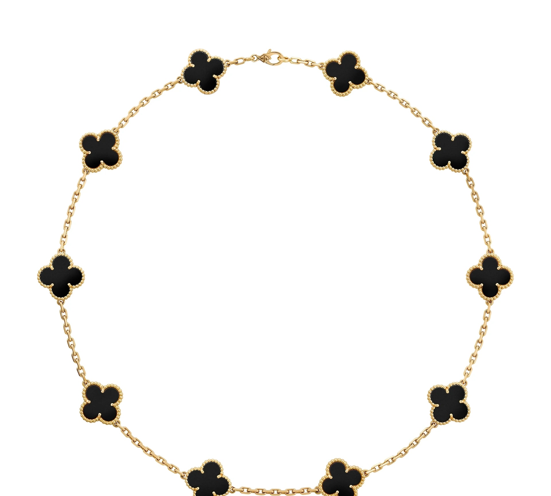 Van Cleef LOVE Necklace | Black 10 Motifs