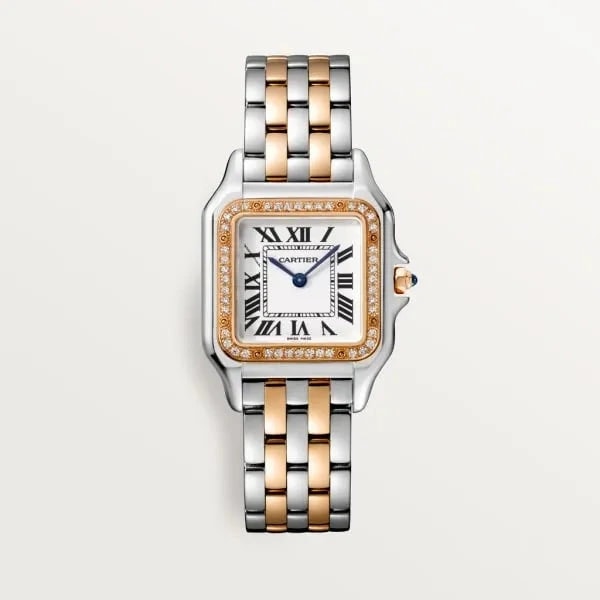 Cartier Watch PANTHERE Rose Gold Mix Diamond 30mm