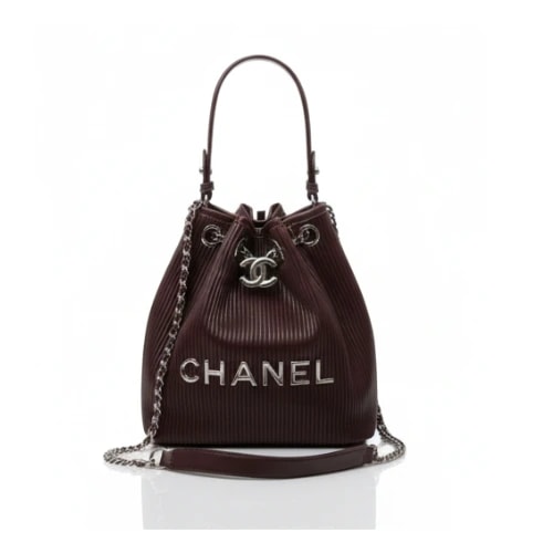 Chanel Deauville Canvas Bucket Bag