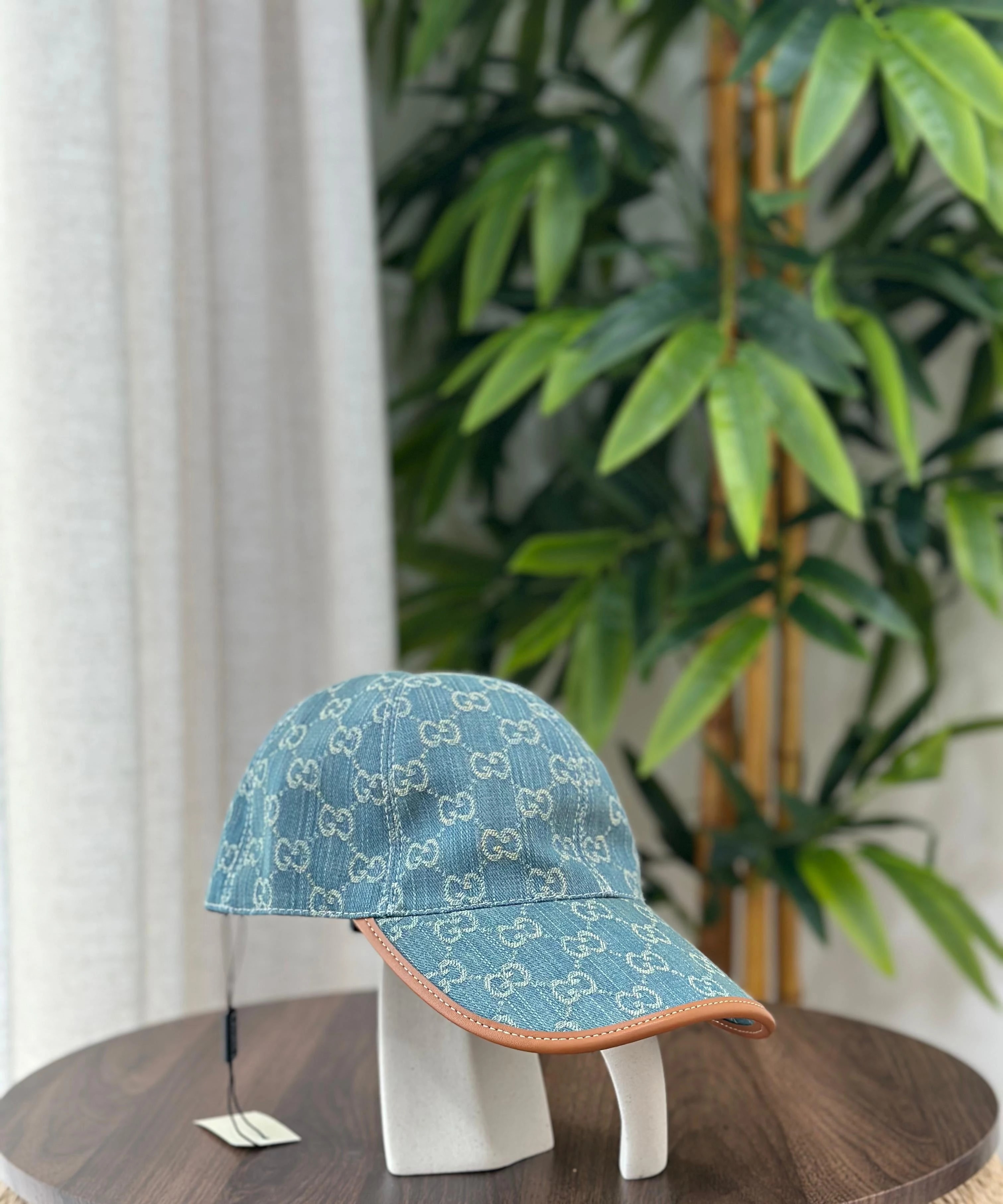 Gucci | GG Canvas Leather Baseball Cap (GEN-029EFE7C)