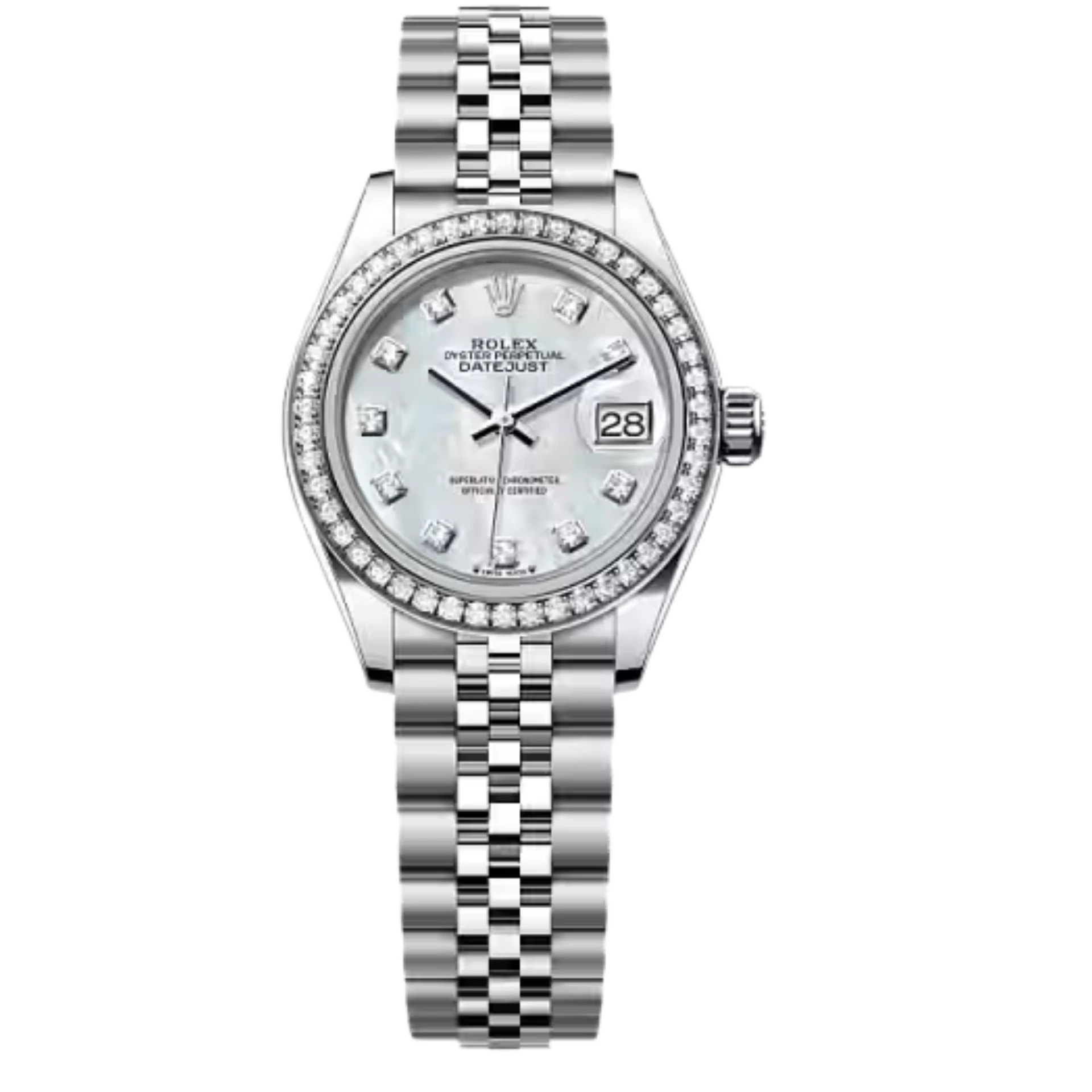 Rolex Lady-Datejust – Mother-of-Pearl Dial & Diamond Bezel
