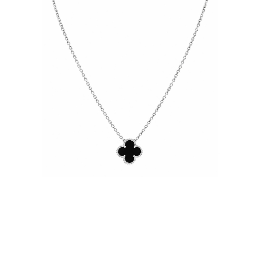 Van Cleef Alhambra Black Necklace