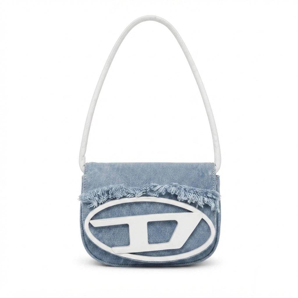 Diesel 1DR Shoulder Bag – Light Blue Denim