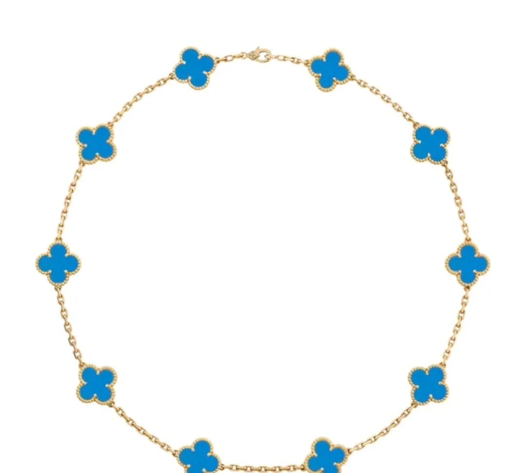 Van Cleef LOVE Necklace | Blue 10 Motifs