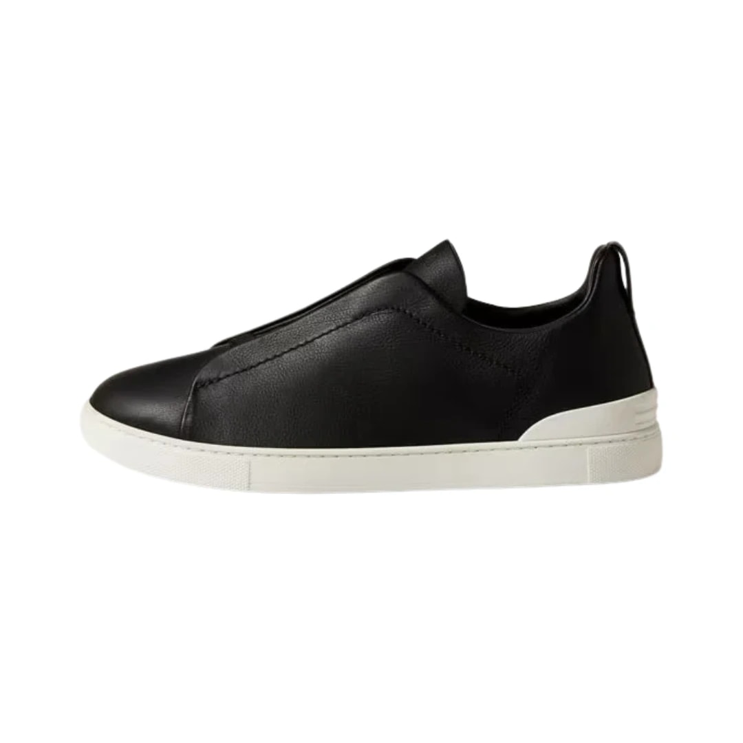 Zegna Footwear | Triple Stitch Black (SH-ZEG-062-36)