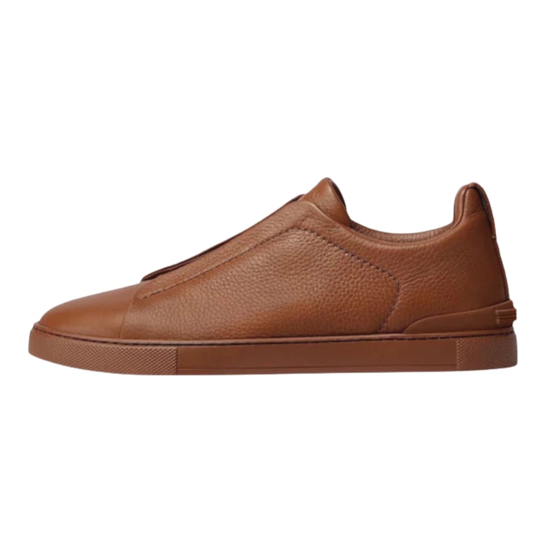 Zegna Footwear | Triple Stitch Foliage Brown