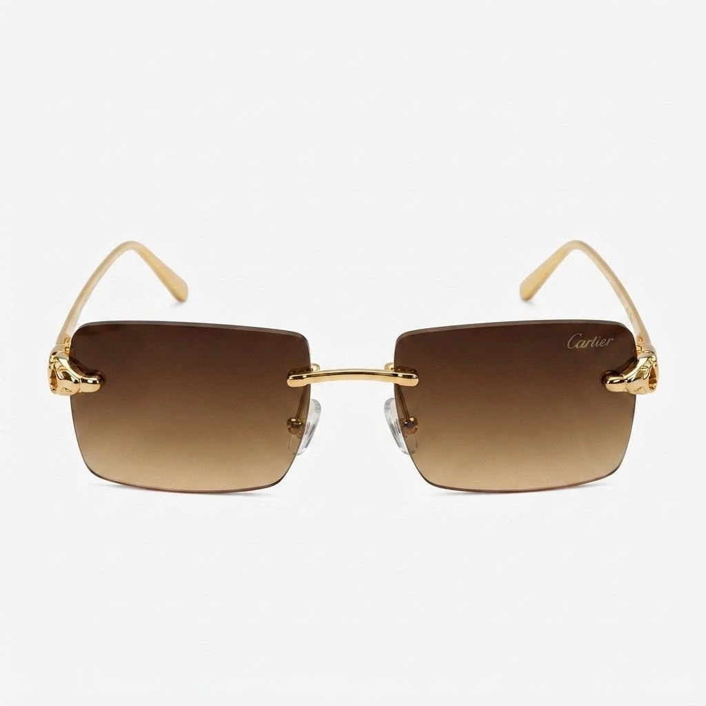 Cartier Sunglasses Panthère de Cartier Brown Gradient