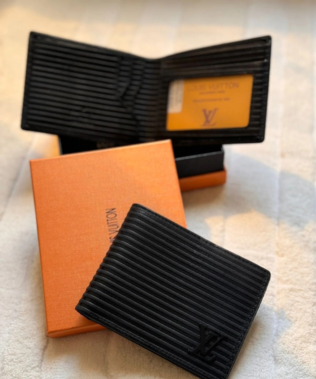 Louis Vuitton | Epi Striated Multiple Wallet – Cognac / Light Brown