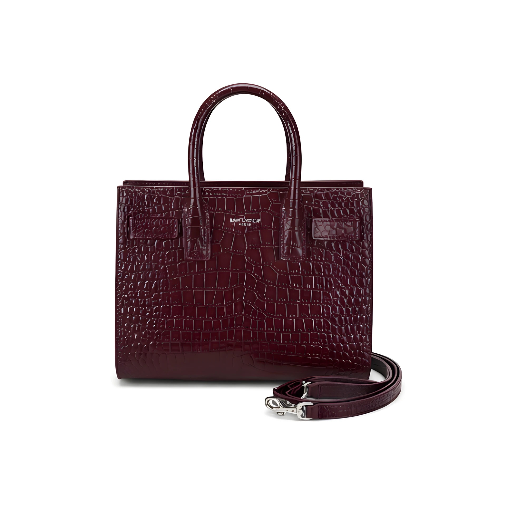 Saint Laurent Sac De Jour Burgundy