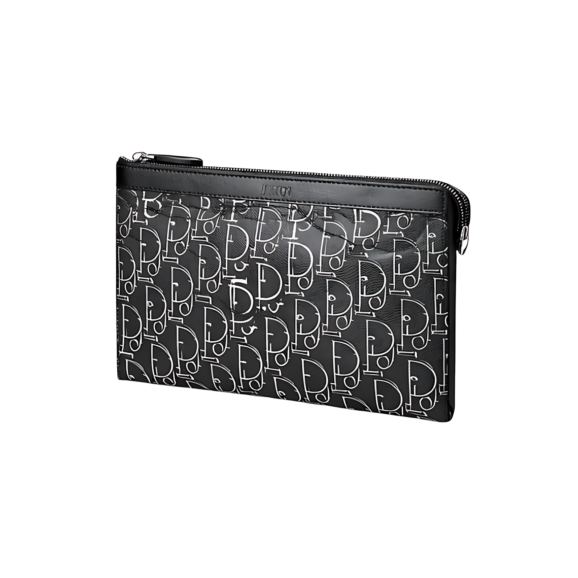 Dior A5 Black Oblique Jacquard Wallet