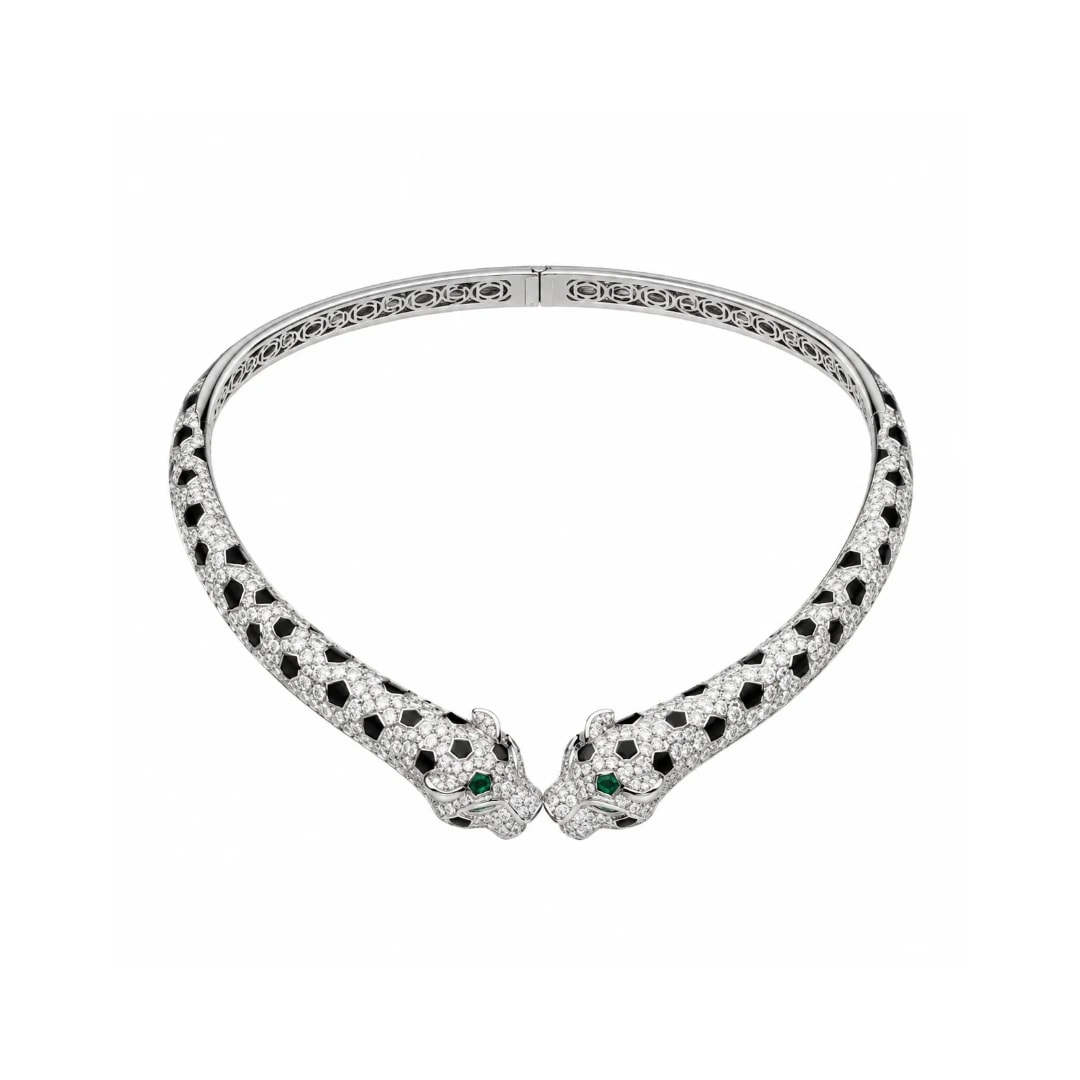 Cartier Panthere Emerald Onyx Set