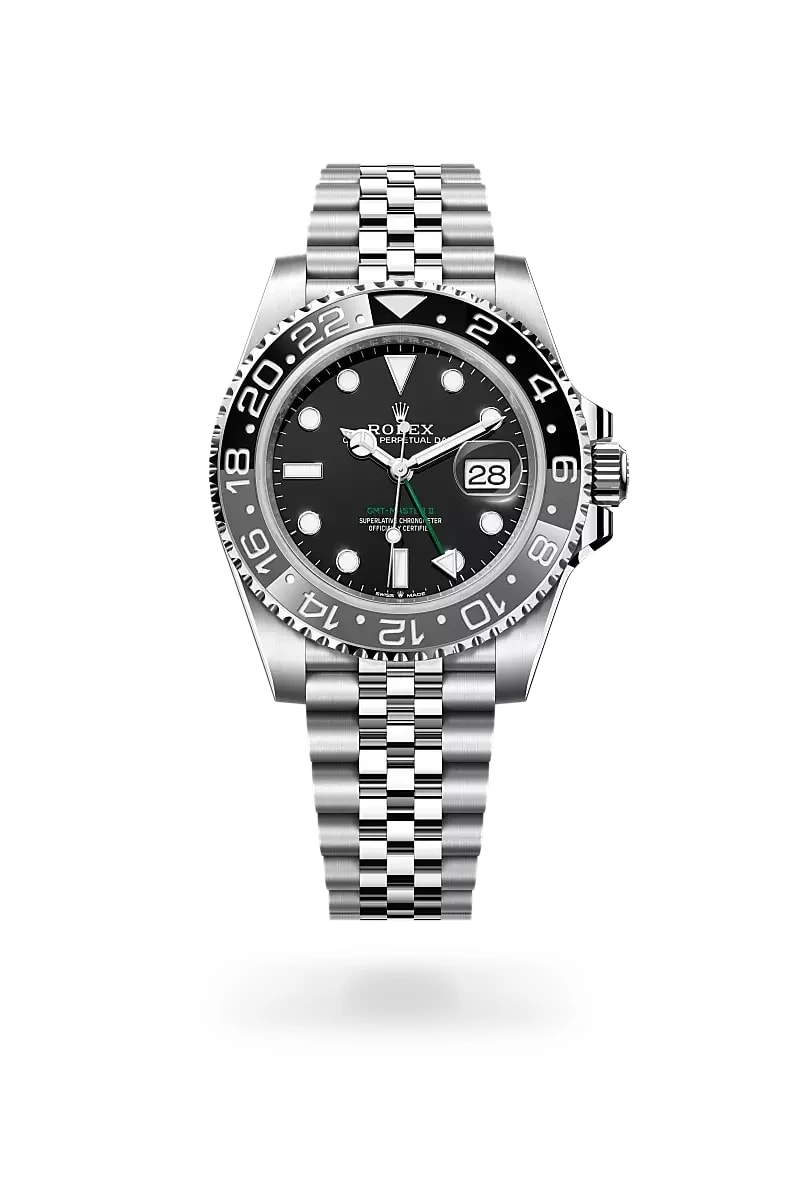 Rolex GMT-Master II – Black Dial Silver Steel