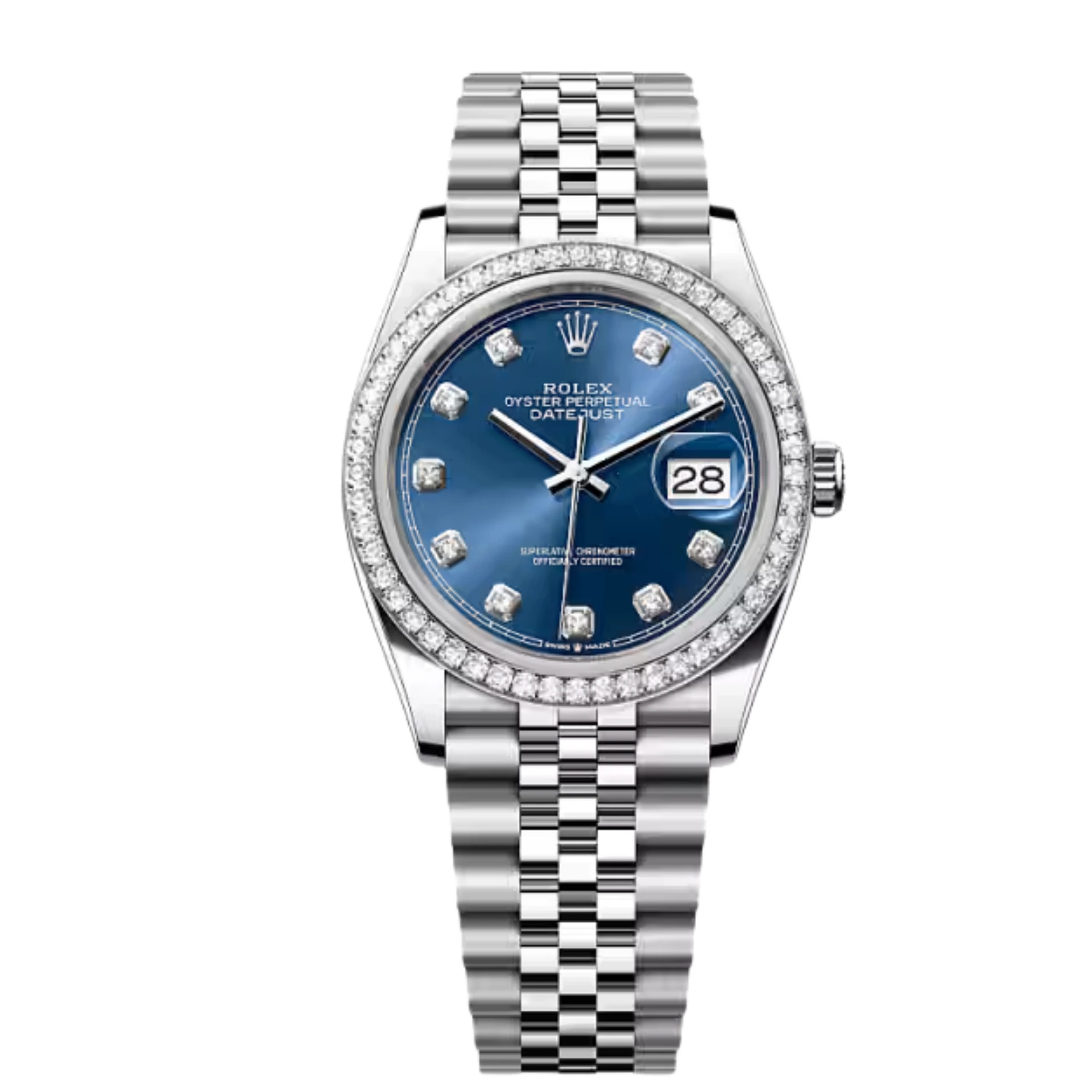 Rolex Lady-Datejust – Blue Dial & Diamond Detail
