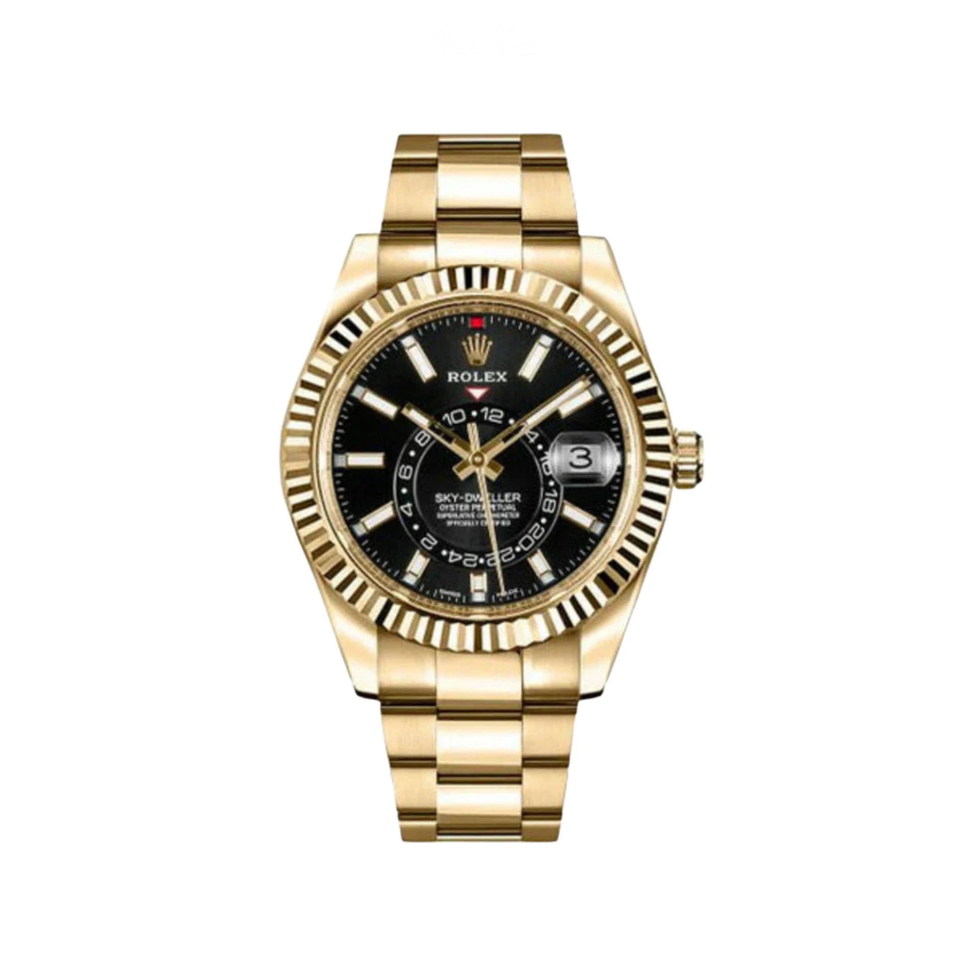 Rolex Sky-Dweller – Black Dial Yellow Steel