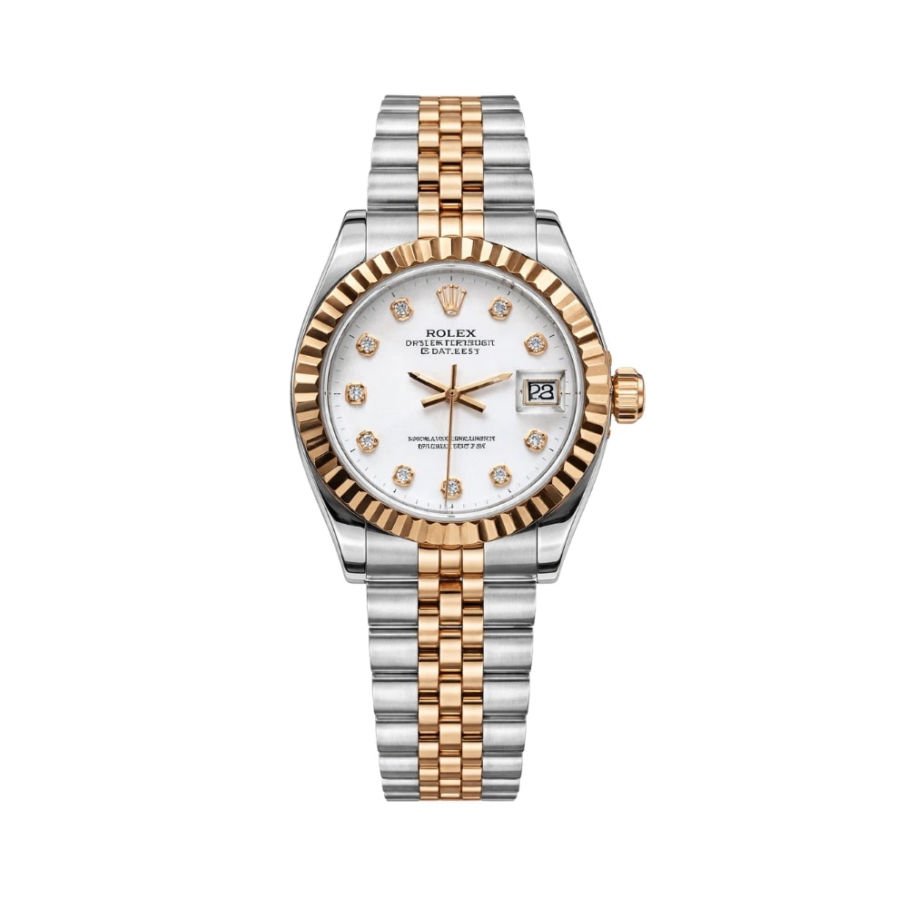Rolex Datejust – Diamond Bezel Rose Gold
